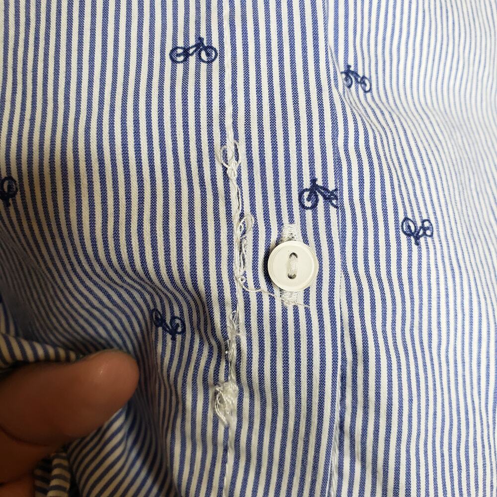Zara Basic| Bicycle Pattern Button Down - Picture 12 of 14